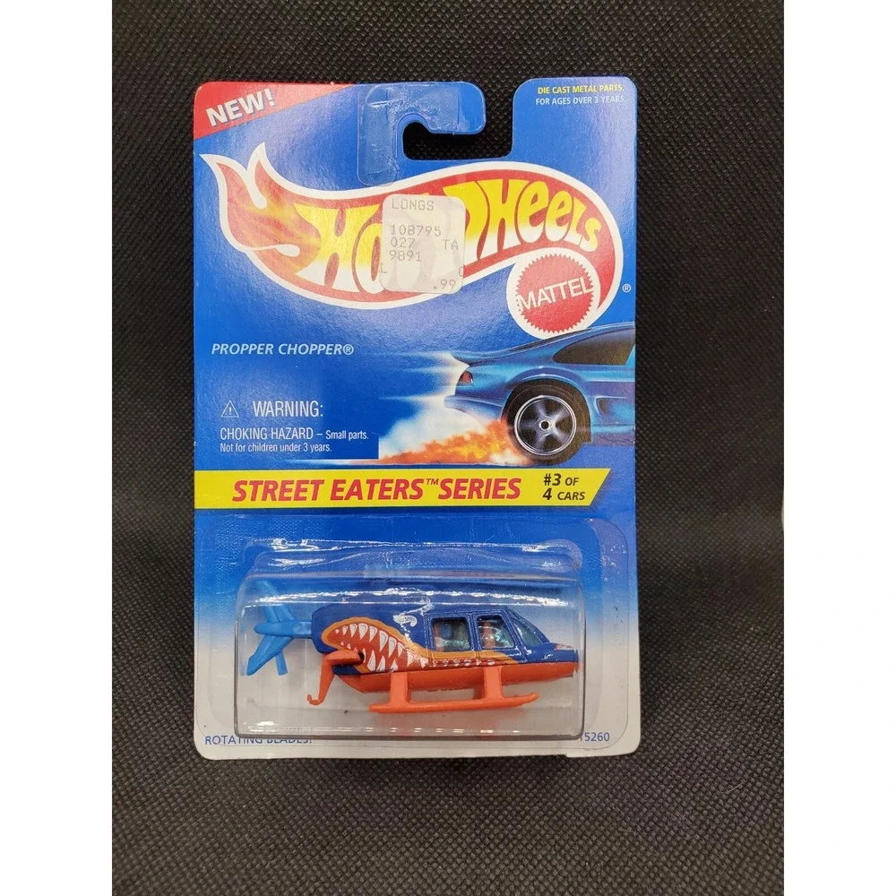 Hot Wheels 1995 Street Eaters Series Propper Chopper #3 of 4 Cars Collector #414